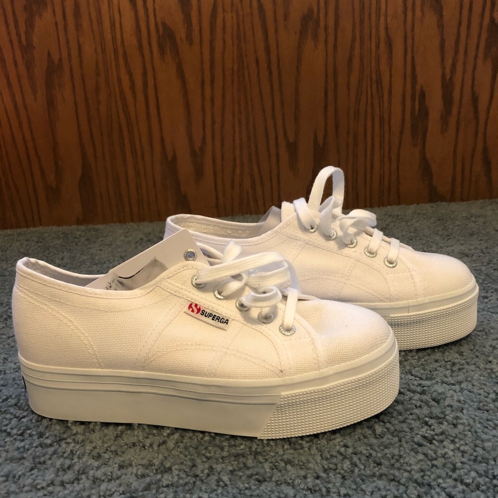 Superga 2790 ACOTW Linea Shoes - white, size 7.5